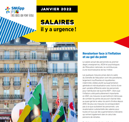 Publication salaires